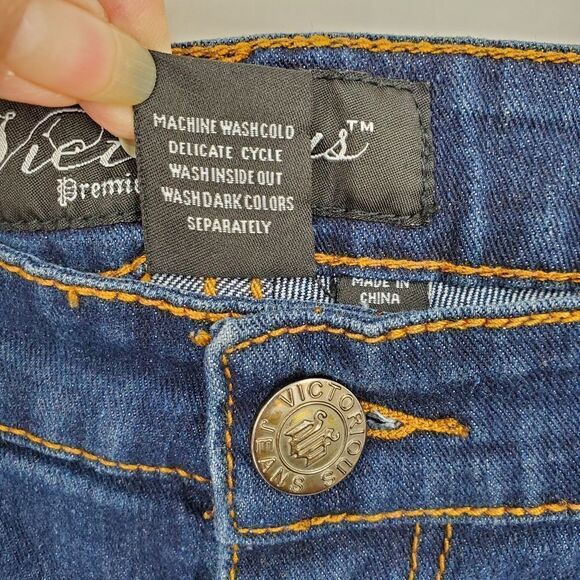 Victorious Dark Wash Straight Leg Jean 40X32 - Picture 5 of 10